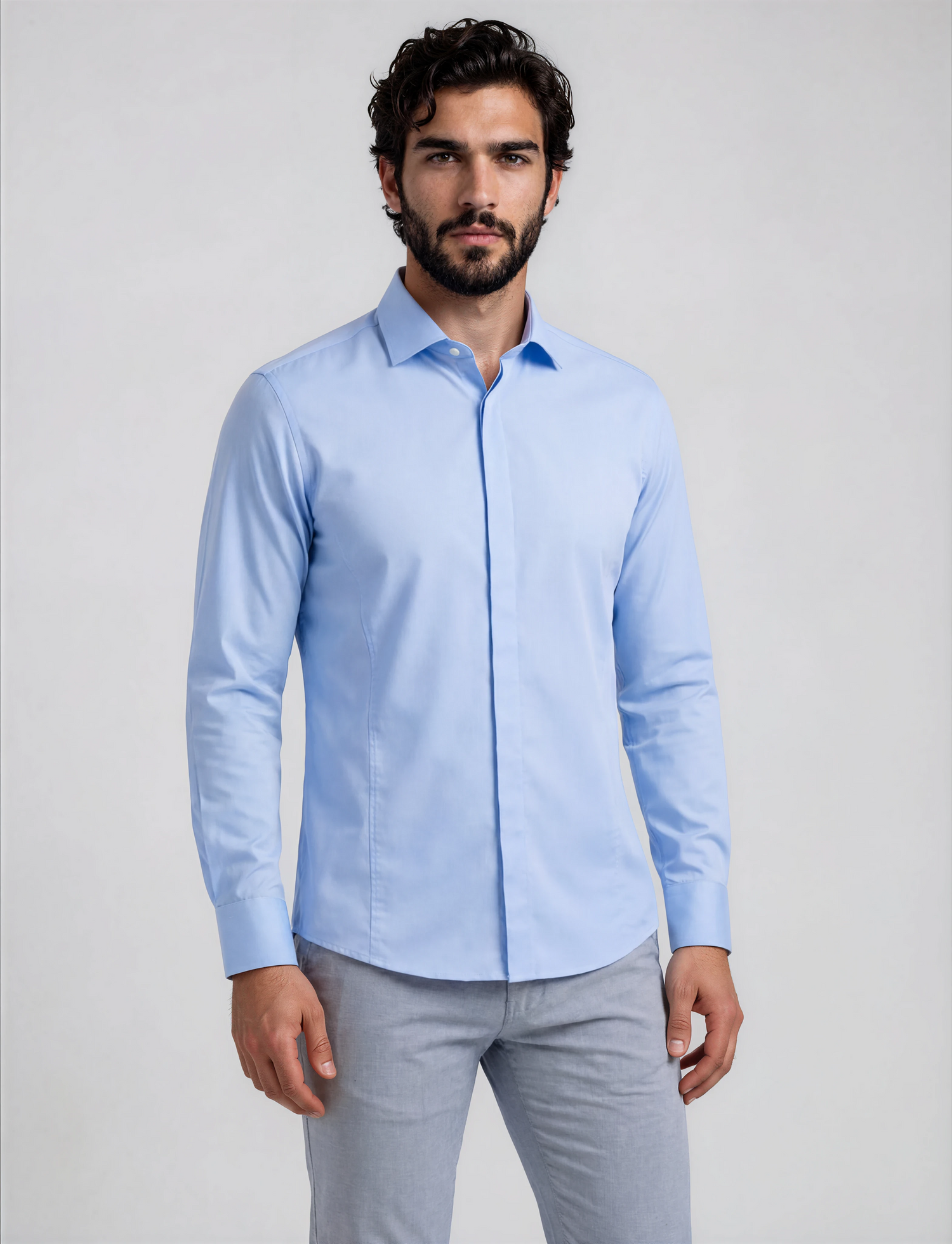 Urban Style Tailor Košulja - Ice Blue