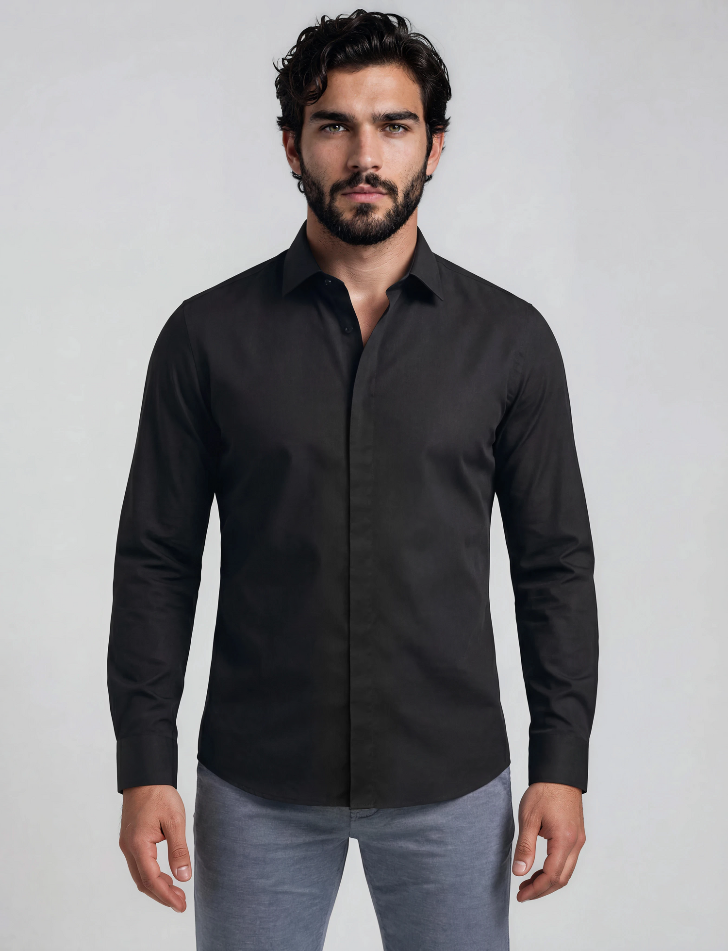 Urban Style Tailor Košulja - Jet Black
