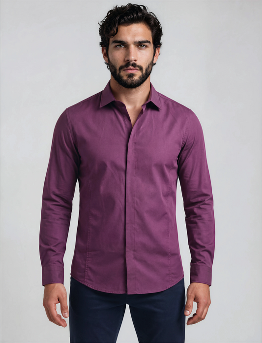 Mr. Jean Tailor Košulja - Merlot