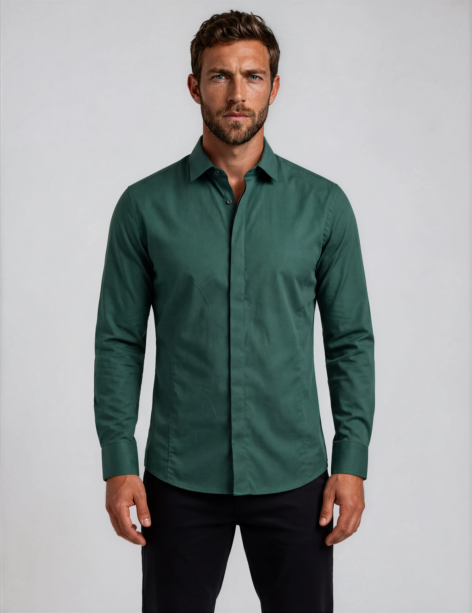 Urban Style Tailor Košulja - Forest Green