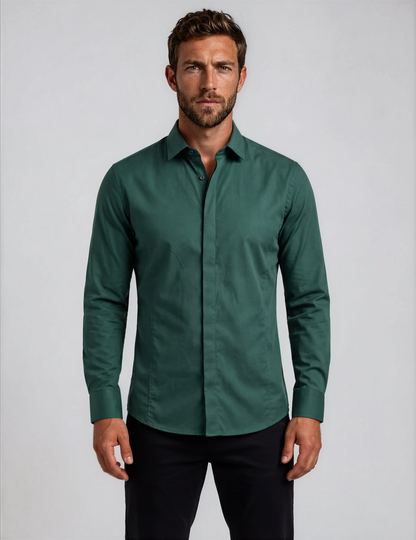 Mr. Jean Tailor Košulja - Forest Green