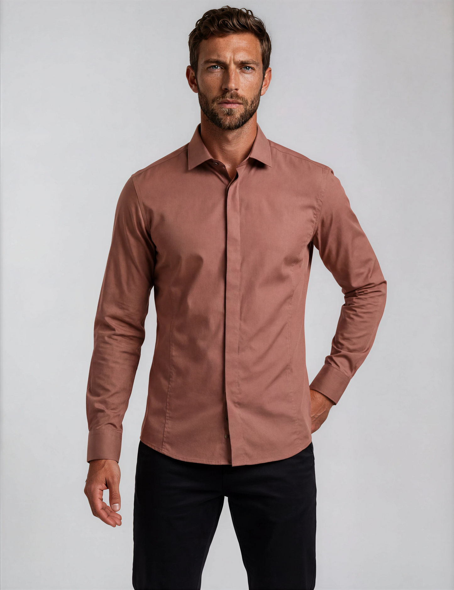 Mr. Jean Tailor Košulja - Dessert Rose