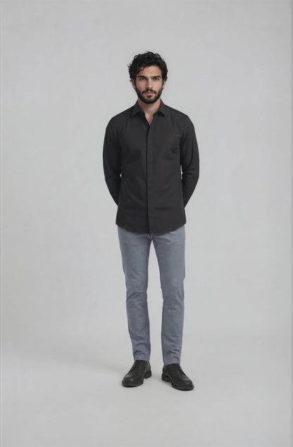 Mr. Jean Tailor Košulja - Jet Black